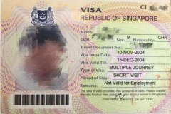 中国人在印尼申请新加坡签证需要提交哪些材料呢？