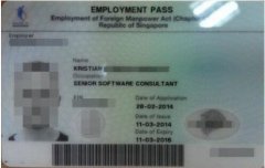 新加坡就业准证 Employment Pass（EP）
