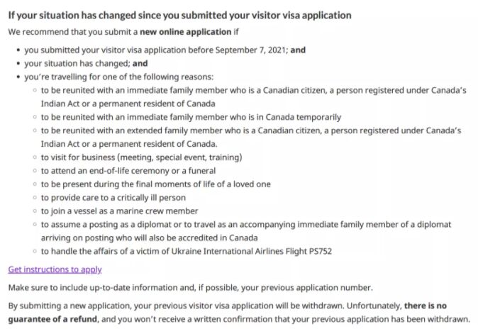 9月7日入境新政实施后，针对加拿大访客签证的更新解析